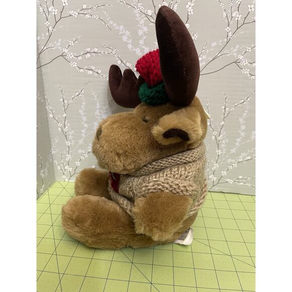 Tb Trading Company Christmas Reindeer Moose Plush Stuffed Animal Crotchet - Picture 2 of 9